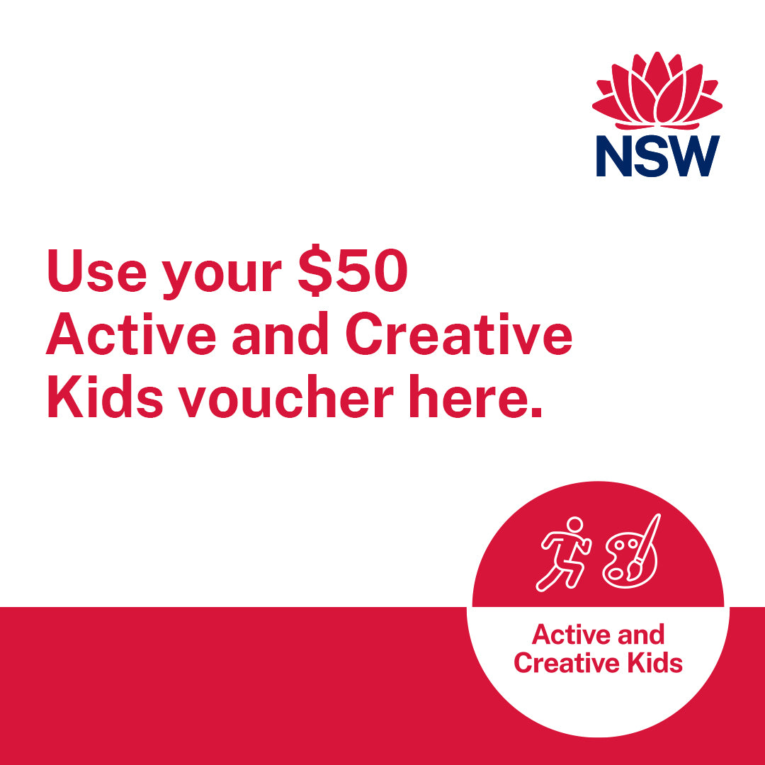 Active Kids Creative Kids voucher $50 credit for future classes