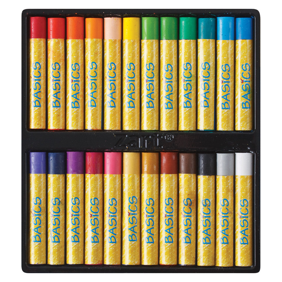 BASICS OIL PASTELS LARGE PACK OF 24