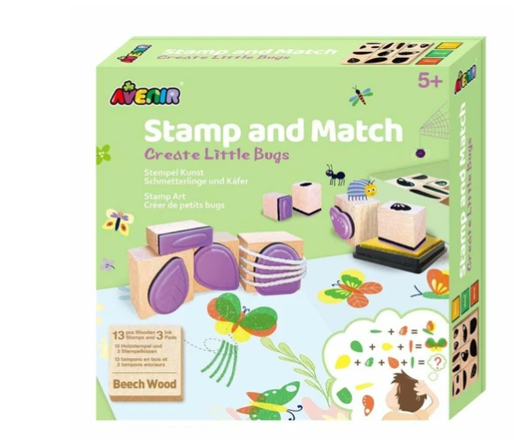 Avenir - Stamp & Match - Create Little Bugs