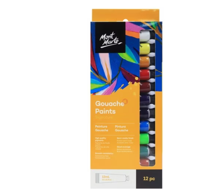 Mont Marte Signature Gouache Paint Set