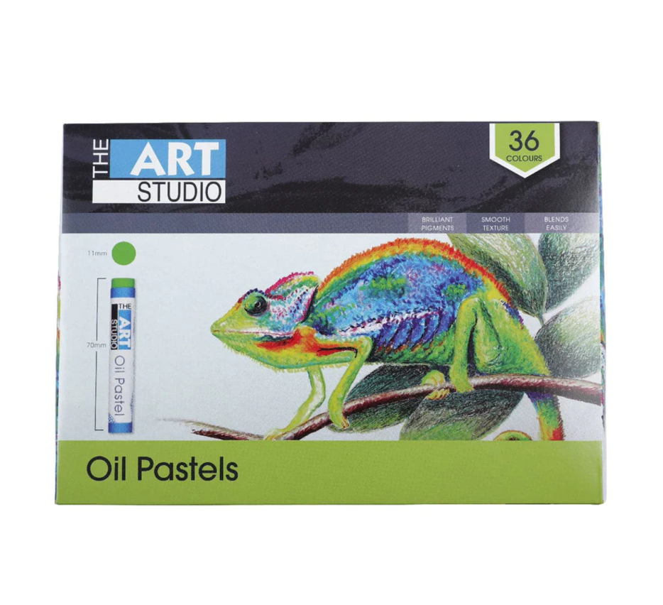 The Art Studio Oil Pastel Assorted Colours 36 Piece Set