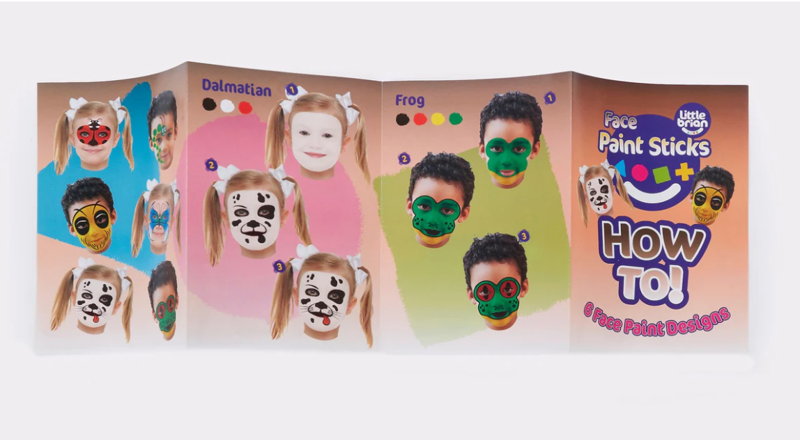 Little Brian Face Paint Sticks - 6pk