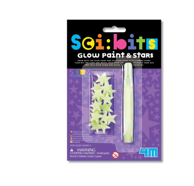 4M - Sci:Bits - Glow in the Dark Paint and Stars