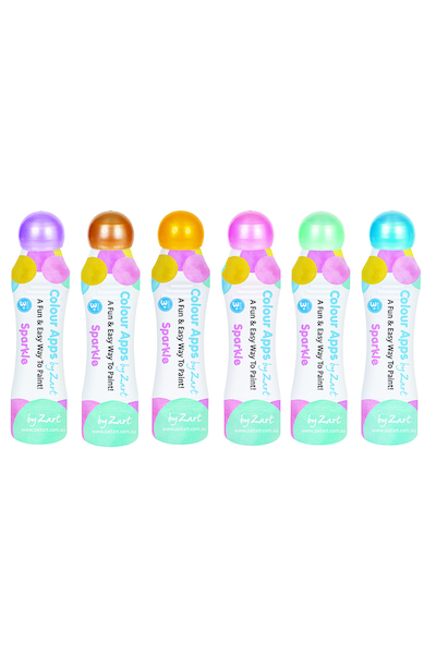 Colour Apps Dot Markers - Sparkle Colours 6pk