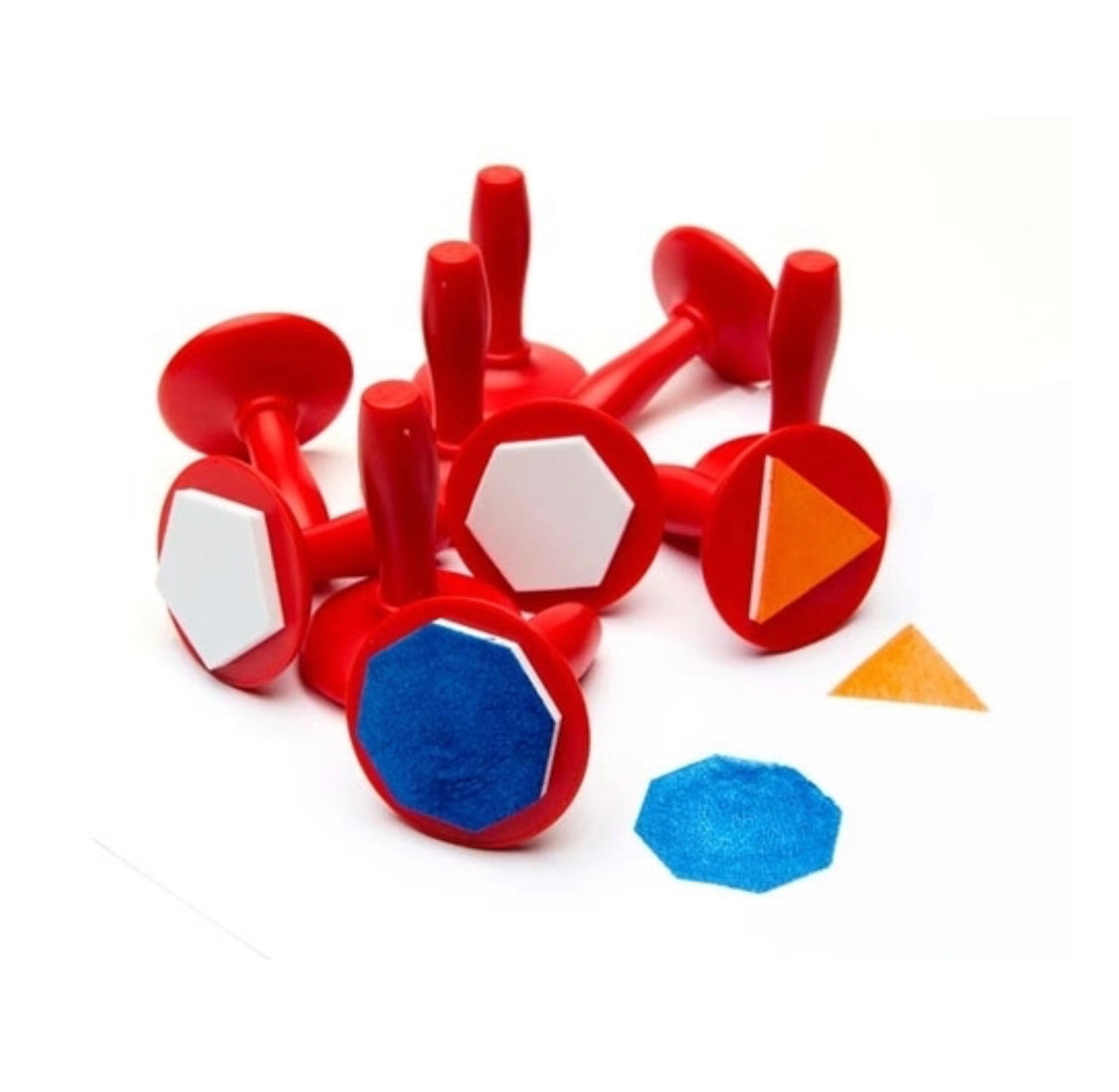 Educational Colours Paint and Dough Stamper Number 10 Pack