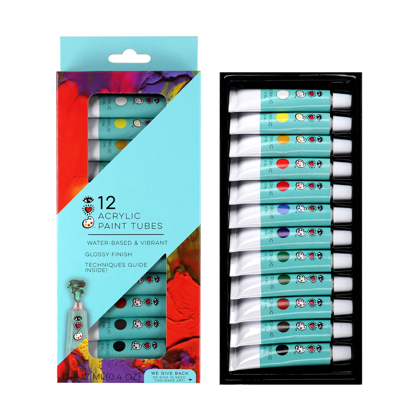 I HEART ART ACRYLIC SET
