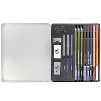 Mont Marte Signature Sketching Mixed Media Set 17pc