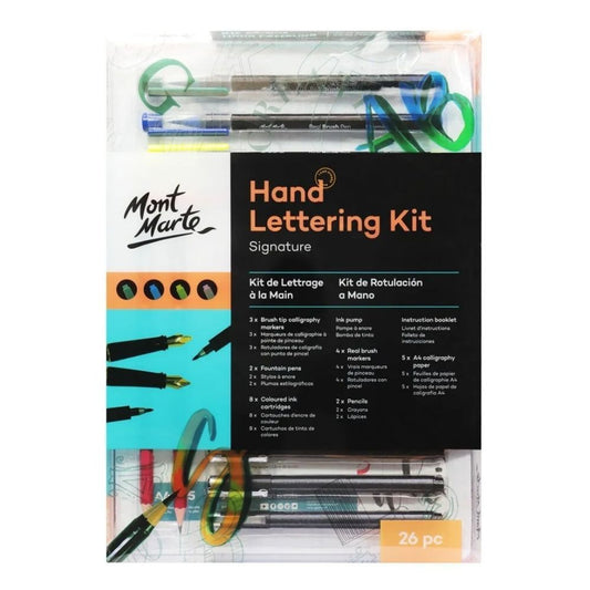 Mont Marte Signature Hand Lettering Kit 26pc