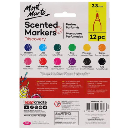 Mont Marte Marker Set - Scented Markers 12pc