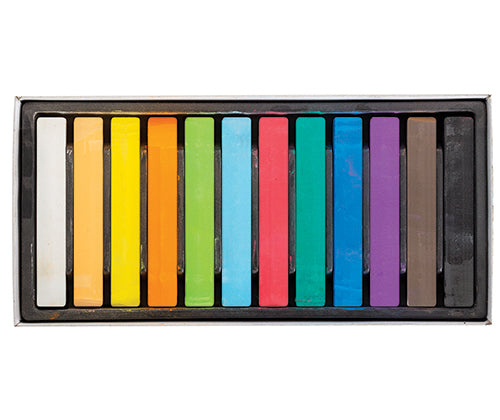 Basics Chalk Pastels - Pack of 12
