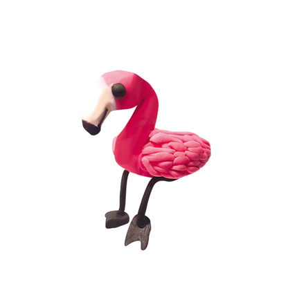 Lagoon Tabletop Plasticine Animal Modelling Kits [Animal: Flamingo]