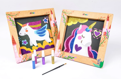 AVENIR - GLITTER ART - UNICORN