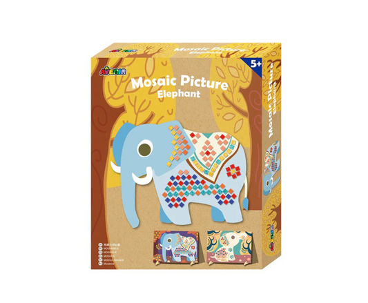 Avenir Mosaic Picture Elephant Creative Art/Craft Kids/Children Fun Activity 3y+