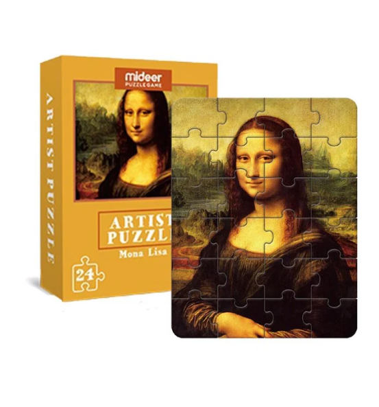 Mideer Artist Puzzle Small -Mona Lisa 24pcs