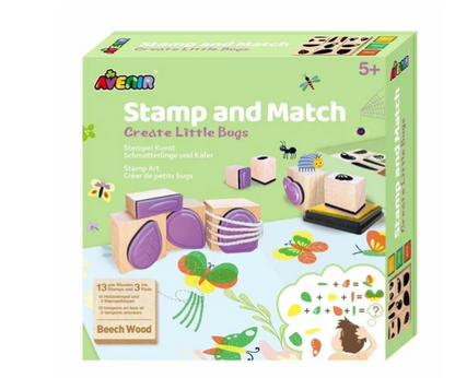 Avenir - Stamp & Match - Create Little Bugs