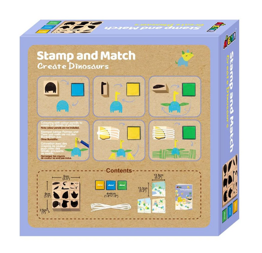 Avenir Stamp & Match - Create Dinosaurs