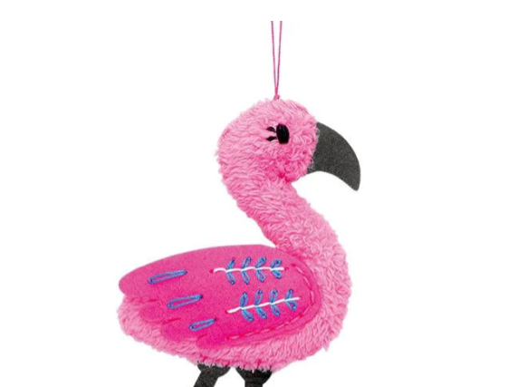 Avenir Key Chain Sewing Kit - Flamingo