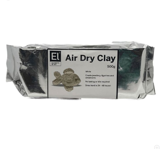 Elements Of Art 500 g Air Dry Clay White 500 g