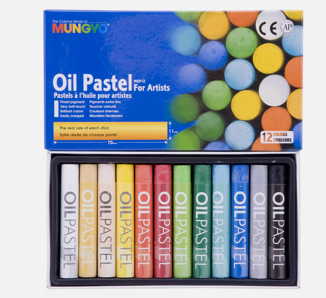 Mungyo oil pastel 12colours