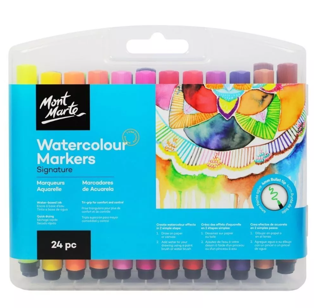 Mont Marte Watercolour Markers Signature 24pc