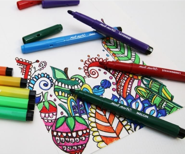 Mont Marte Marker Set - Scented Markers 12pc
