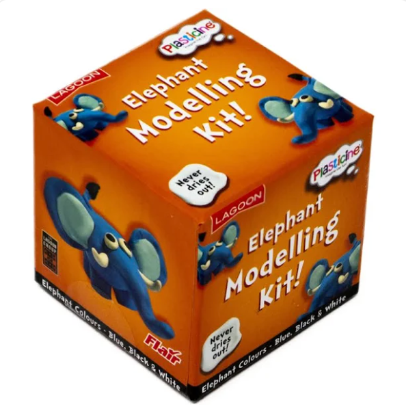 Lagoon Tabletop Plasticine Animal Modelling Kits [Animal: Elephant]