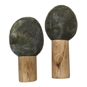 Papoose Toys - Winter Rock Trees - Set of 2