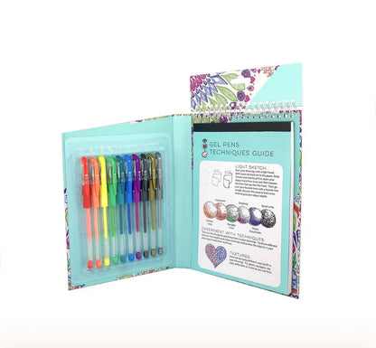 I HEART ART TRAVEL ART PACK GEL PENS