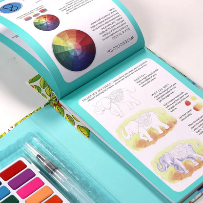 I Heart Art Travel Art Pack – Watercolours + line pen