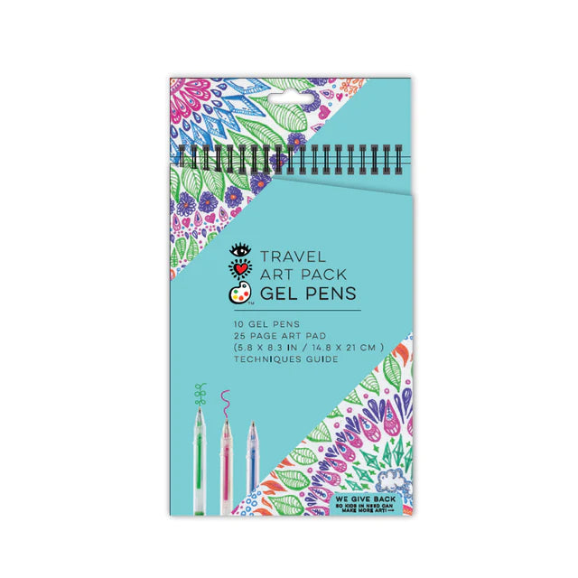 I HEART ART TRAVEL ART PACK GEL PENS